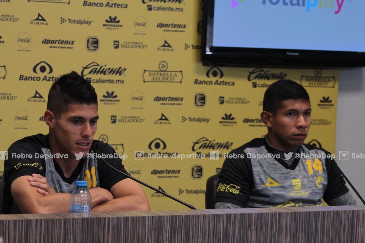 Gastón Lezcano y Edison Flores con ganas de aportar
