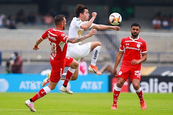 Pumas y Toluca reparten puntos