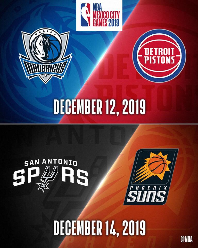 Cuatro franquicias de la NBA en México
