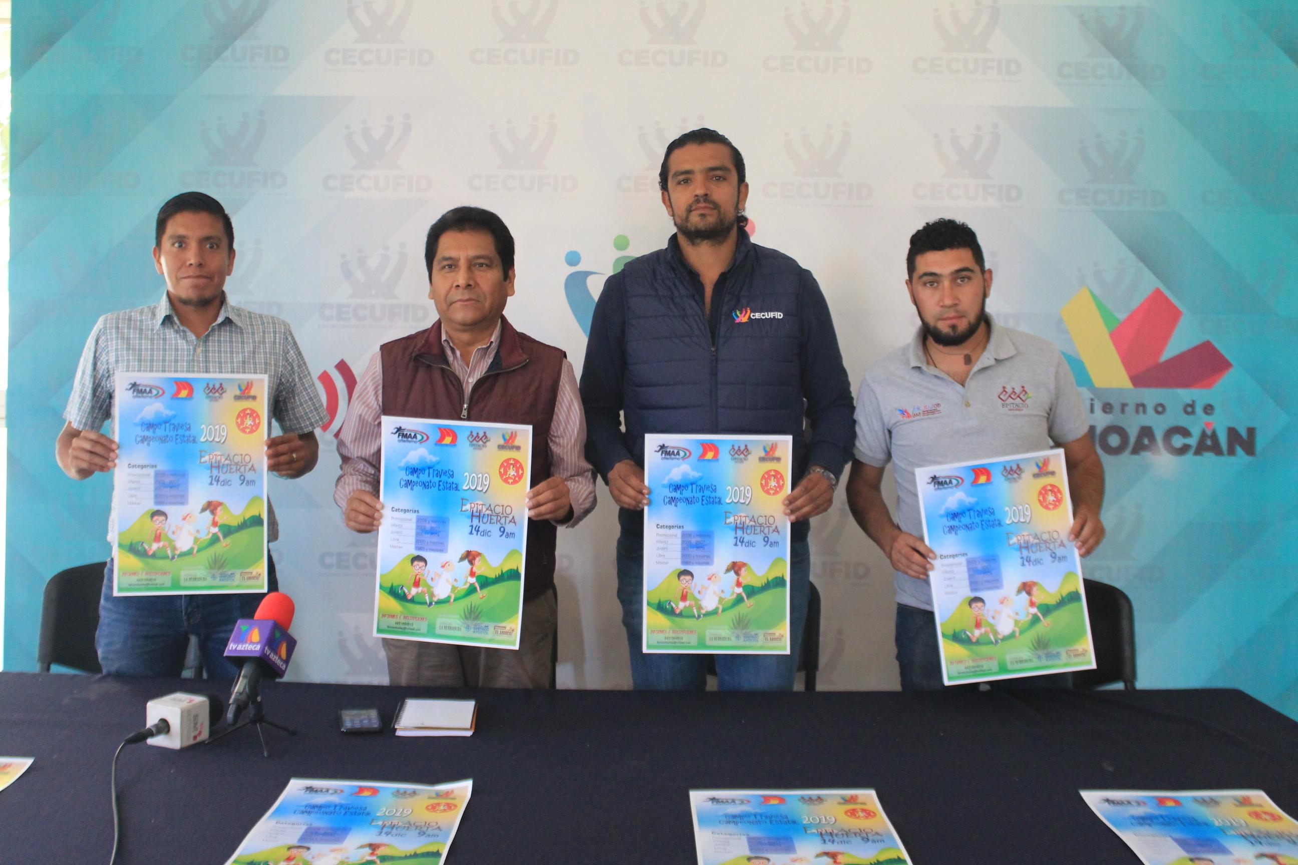 Cecufid presenta el Campeonato Estatal de Campo Traviesa