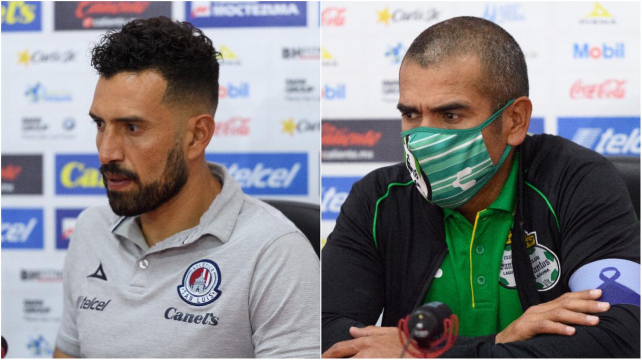 Campos y Esparza hablan al término del encuentro