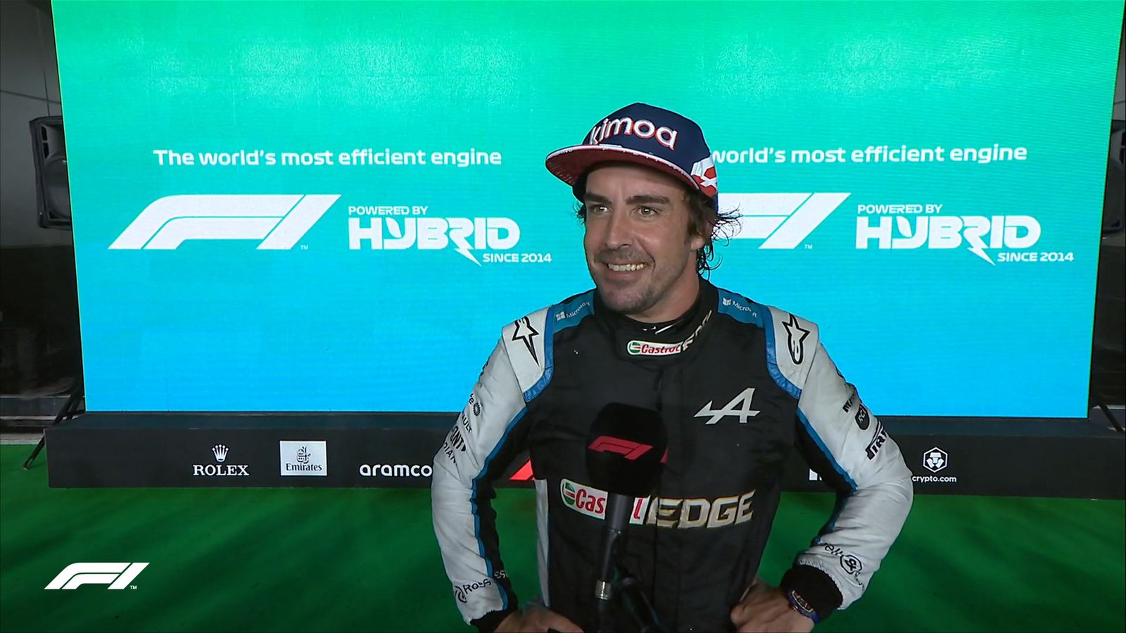 Alonso después de 7 años vuelve al Podium